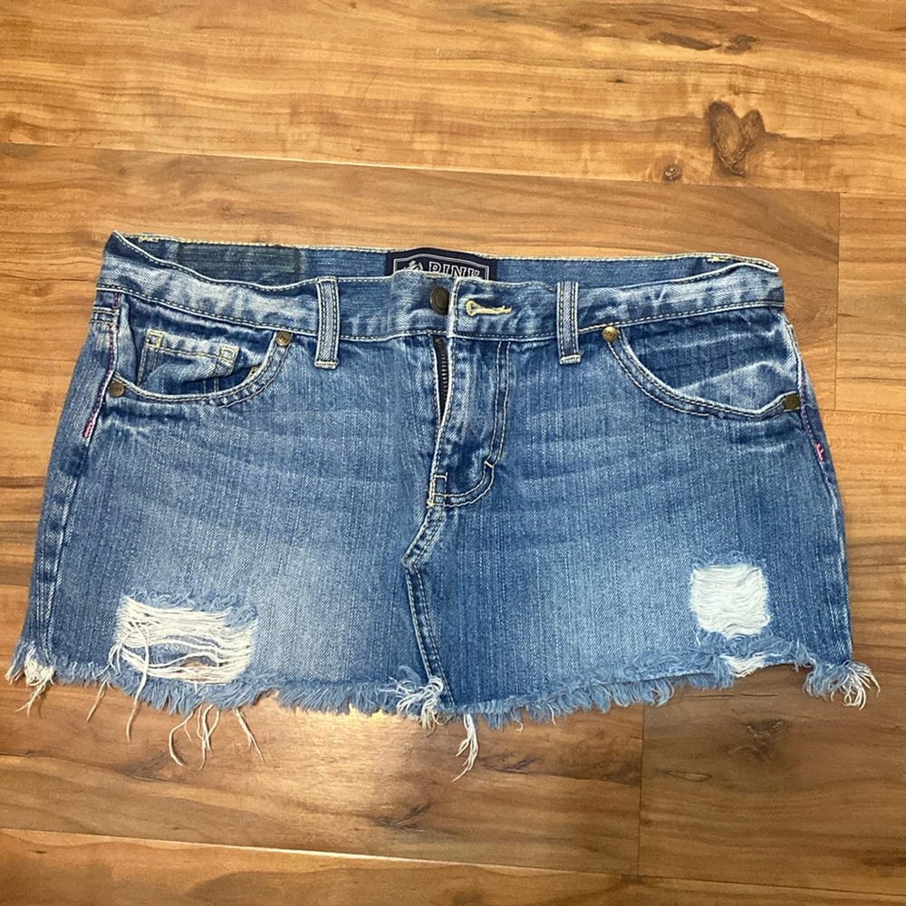 Victoria’s Secret Pink brand jean skirt